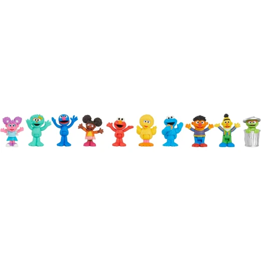 Just Play Sesame Street Neighborhood Friends Deluxe Figures 10pk Target Exclusive - Image 3