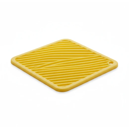 G.Duck Silicone Heat Insulation Mat – High-Temperature Resistant Trivet – Non-Slip Double-Sided Pot Holder for Dining Tables & Kitchen Countertops 13.5 x 13.5 cm - G.Duck - Image 3