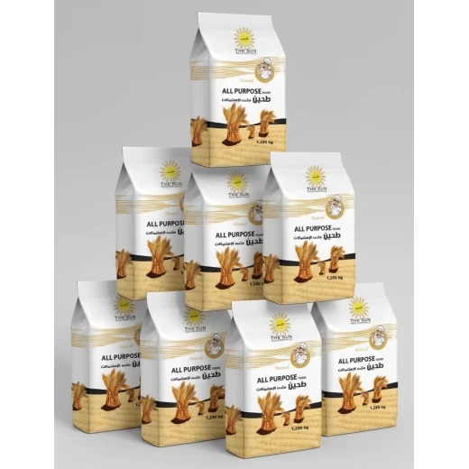 Al-Shams All-Purpose Flour – Bulk Pack 10 x 1250g – Premium Finely Milled Wheat Flour – Ideal for Baking, Pastries, and Daily Cooking Al-Shams All-Purpose Flour – Bulk Pack 10 x 1250g – Premium Finely Milled Wheat Flour – Ideal for Baking, Pastries, and Daily Cooking
