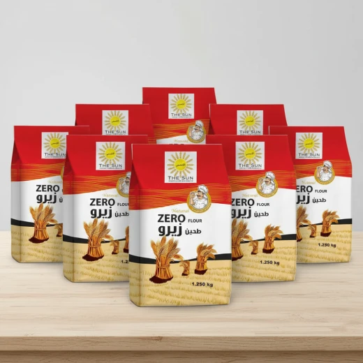 Al-Shams Zero Flour – Bulk Pack 10 x 1250g – Extra Fine Premium Flour – Ideal for Cakes, Biscuits, and Delicate Pastries Al-Shams Zero Flour – Bulk Pack 10 x 1250g – Extra Fine Premium Flour – Ideal for Cakes, Biscuits, and Delicate Pastries