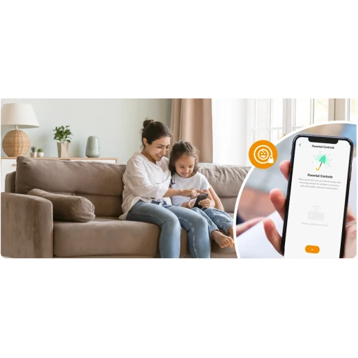 كاميرا أمان منزلية ذكية Imou HR12F تعمل بتقنية الواي فاي: دقة 1080 بكسل عالية الوضوح، تتبع تلقائي، كشف الحركة البشرية، رؤية 360 درجة، واي فاي بتردد 2.4 جيجاهرتز، رؤية ليلية، لون أسود، للاستخدام الداخلي والخارجي - إيمو - Image 3