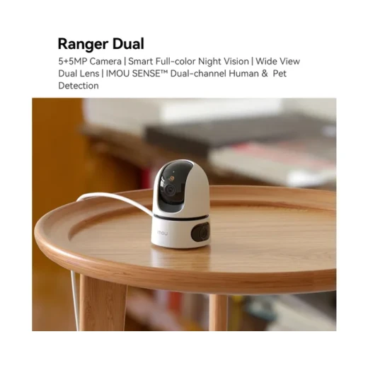 Imou Ranger 2 Pro 5MP White Indoor Security Camera, Pan Tilt, 2.4GHz WiFi - Image 4
