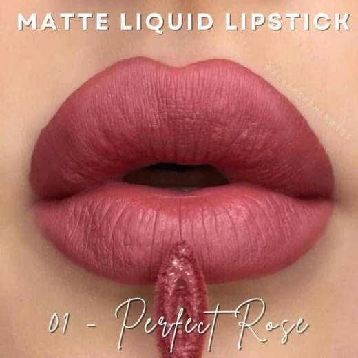 Farmasi MATTE LIQUID LIPSTICK 4ML- 01 PERFECT ROSE - Farmasi - Image 2
