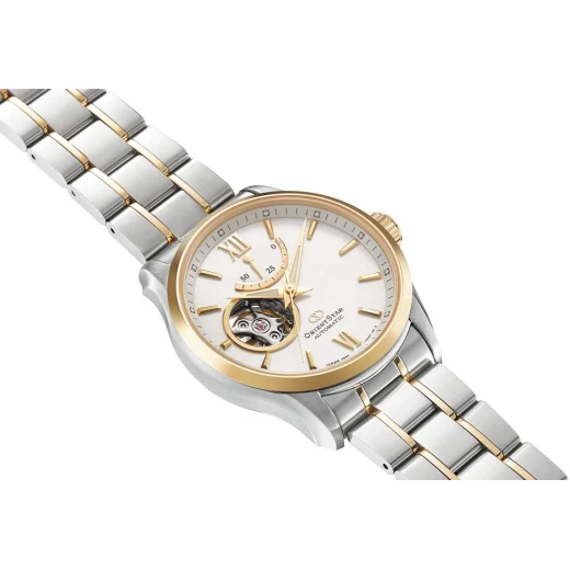 Orient Star Contemporary Open Heart Automatic Watch Sapphire Glass 2 Tone Gold RE-AT0004S - ORIENT - Image 4