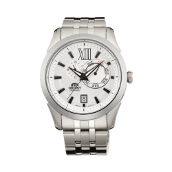 Orient Sporty Automatic White Dial ET0X005W Men's Watch Stainless Steel Bracelet 42mm