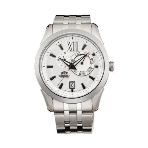 Orient Sporty Automatic White Dial ET0X005W Men's Watch Stainless Steel Bracelet 42mm