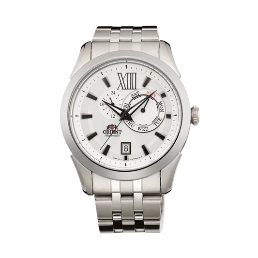 Orient Sporty Automatic White Dial ET0X005W Men's Watch Stainless Steel Bracelet 42mm - ORIENT