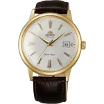 Orient Bambino SAC00003W0 Automatic Watch for Men, Elegant White Dial, Stainless Steel Case, 40mm Diameter, Stylish Dress Watch, Sapphire Crystal Glass, Japanese Movement - ORIENT