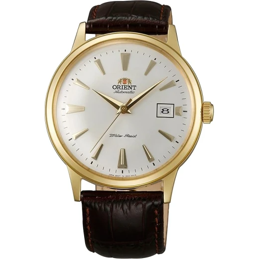 Orient Bambino SAC00003W0 Automatic Watch for Men, Elegant White Dial, Stainless Steel Case, 40mm Diameter, Stylish Dress Watch, Sapphire Crystal Glass, Japanese Movement Orient Bambino SAC00003W0 Automatic Watch for Men, Elegant White Dial, Stainless Steel Case, 40mm Diameter, Stylish Dress Watch, Sapphire Crystal Glass, Japanese Movement