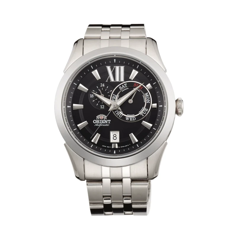 ORIENT Mechanical Sports Watch Stainless Steel Black Dial 42mm - ORIENT
