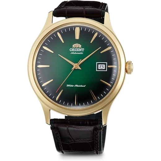 Orient SAC08002F0-B Men's Watch: Automatic Mechanical Movement, Brown Leather Strap, Sapphire Crystal, 42mm Case Diameter, Water Resistant up to 50M, Stylish Dress Watch for Men