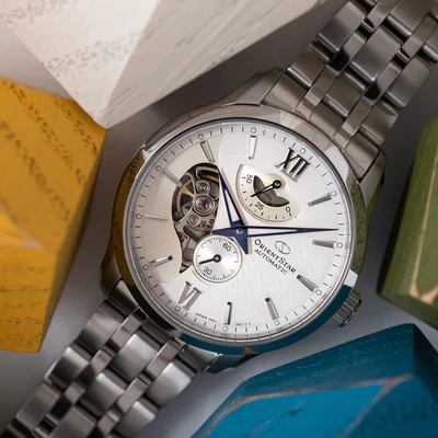 Orient Star Layered Skeleton Watch Stainless Steel Silver 41mm Automatic - ORIENT - Image 3