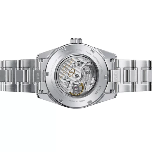 Orient Star Semi Skeleton 200M Mechanical Power Reserve Brown Dial Watch - ORIENT - Image 2