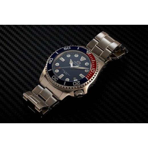 Orient Triton Automatic Men's Watch Blue Dial Pepsi Bezel Stainless Steel - ORIENT - Image 8