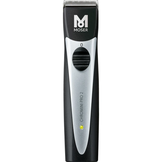ماكينة حلاقة الشعر اللاسلكية الاحترافية Moser Chromini Pro 2 لون أسود وفضي - موسر - Image 3