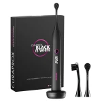 فرشاة أسنان كهربائية Curaprox Black Is White Hydrosonic للعناية باللثة وتبييض الأسنان