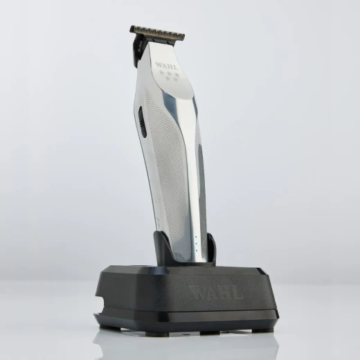 Wahl Hi-Viz Trimmer Professional Cordless Barber Hair Cutting Tool Silver - Wahl - Image 6