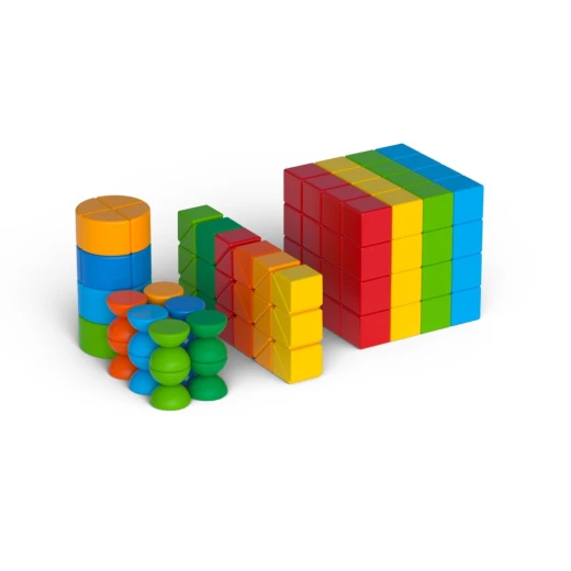Geomag Magicube Shapes 164 Piece Magnetic Building Set for Toddlers - Image 4