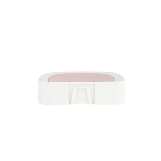 Wall-mounted double-layer soap holder in pink, 15.2x10.5x4 cm – Practical and space-saving design, keeps soap dry, ideal for bathroom or kitchen, adds an elegant decorative touch and organizes your space - Lolo Shop - Image 3