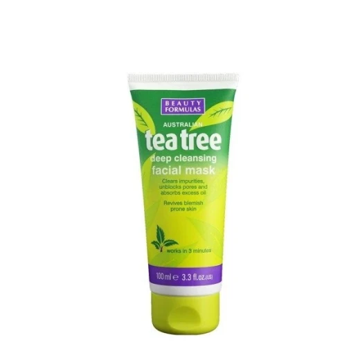 Beauty Formulas Tea Tree Deep Cleansing Face Mask 100ml, UK Imported, For All Skin Types Beauty Formulas Tea Tree Deep Cleansing Face Mask 100ml, UK Imported, For All Skin Types