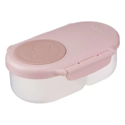 B.box Snackbox Blush Crush Leakproof Compartments for Baby and Toddler Snacks