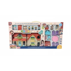 Welcome to My House Deluxe Folding Dollhouse Playset - Includes 3 Figures, Furniture & Accessories for Ages 3+