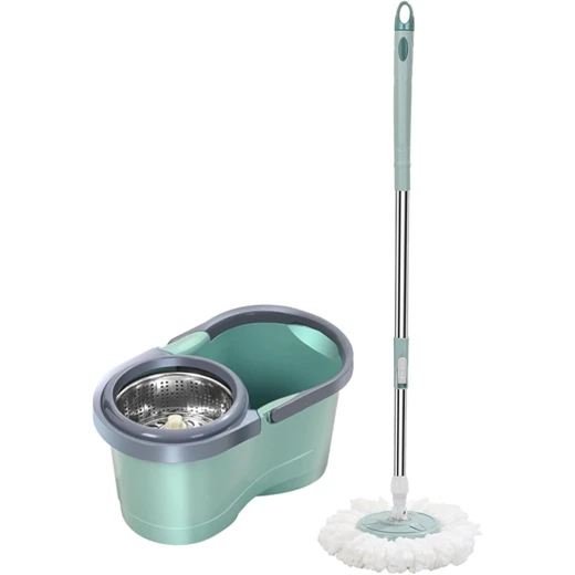Magic Mop Rotating Cleaning System with Bucket – Lightweight, Wash X Dehydration Technology, Machine Washable Head for All Hard Flooring - Image 2