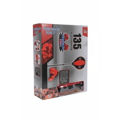 Dumyah Kids Boxing Set with Boxing Gloves, Punching Bag, and Air Pump, Ages 3-8