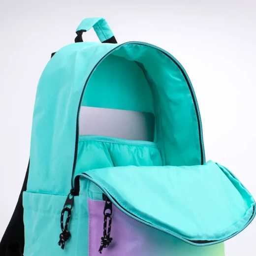 MILAN Sunset School Backpack 22L Turquoise Urban Design Laptop Sleeve - Milan - Image 4