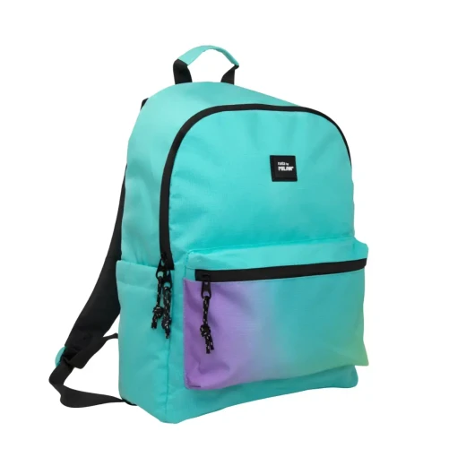MILAN Sunset School Backpack 22L Turquoise Urban Design Laptop Sleeve MILAN Sunset School Backpack 22L Turquoise Urban Design Laptop Sleeve
