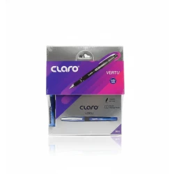 Claro Point Ball Pens 0.7mm Blue Ink for School and Office, Pack of 10