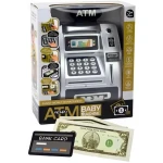 Electronic ATM Piggy Bank – Interactive Savings Bank with Personal Access Code, Card Reader, and Realistic Sound Effects for Kids Ages 3+