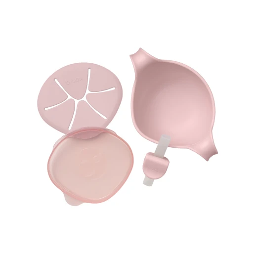 B.Box 3 in 1 Snack Dispenser Set for Babies and Toddlers Blush Color, BPA Free, Easy to Clean, Perfect for On the Go Snacking Needs - B.Box - Image 8