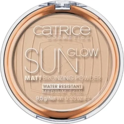Catrice Sun Glow Matt Bronzing Powder 030 Medium Bronze Vegan 10g Face Makeup for a Natural Tan Look