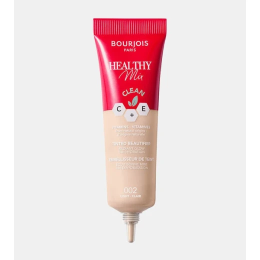 Bourjois Healthy Mix Clean Tinted Beautifier Foundation Lightweight Coverage 30ml 24hr Hydration Natural Finish Buildable Formula For All Skin Types - Image 2