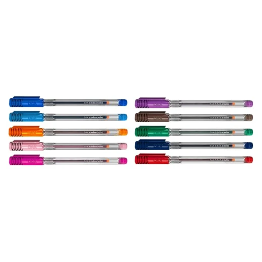 Lexi I Dax Pen ColoColo I First Time In India - Brightest Bright Color Series I Pack Of 10 Multicolor Ball Pens - Lexi - Image 2