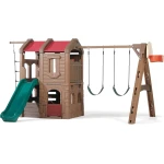 Step2 naturally playful adventure lodge swing set and play center - Step2