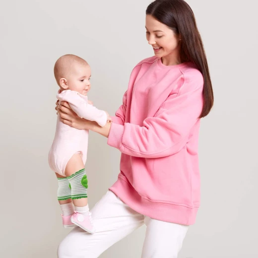 Baby Green Baby Knee Pads Protective Gear for Crawling and Walking, Adjustable, 6+ Months - Image 3