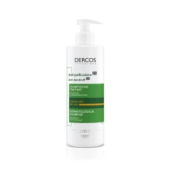 Vichy Dercos Anti Dandruff Shampoo for Dry Hair 390ml, Reduces Flakes, Soothes Itchiness