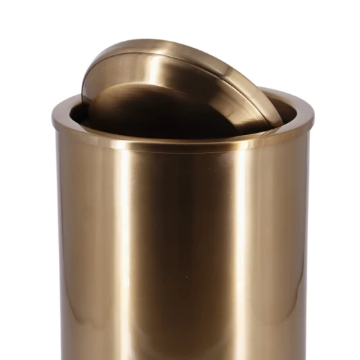 Weva Elagnaza Flip Top Trash Can - 8L - Bronze - Weva - Image 2