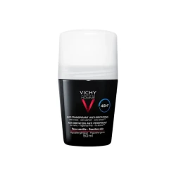 Vichy Homme 48 Hour Roll On Deodorant Antiperspirant For Men 50ml Long Lasting Protection