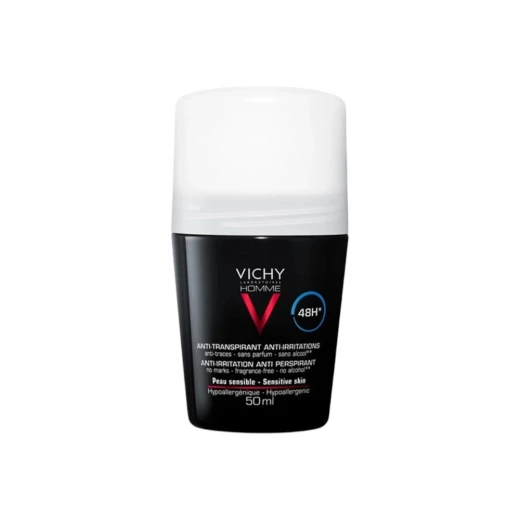 Vichy Homme 48 Hour Roll On Deodorant Antiperspirant For Men 50ml Long Lasting Protection Vichy Homme 48 Hour Roll On Deodorant Antiperspirant For Men 50ml Long Lasting Protection