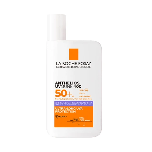 واقي الشمس La Roche-Posay Anthelios UVmune 400 المضاد للبقع بعامل حماية 50+، 50 مل، خالٍ من العطور واقي الشمس La Roche-Posay Anthelios UVmune 400 المضاد للبقع بعامل حماية 50+، 50 مل، خالٍ من العطور