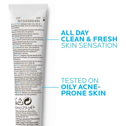 La Roche-Posay Effaclar K(+) Anti-Blackhead Moisturiser 40ml, For Oily & Combination Skin - La Roche Posay - Image 5