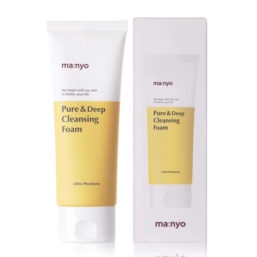 Ma:nyo Pure&Deep Cleansing Foam 200ml Gentle Face Wash for All Skin Types