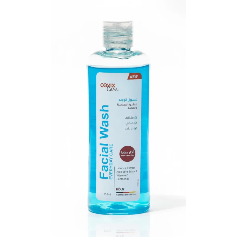 Covix Care Daily Facial Cleanser for Dry and Sensitive Skin 250ml Gentle Formula - Covix