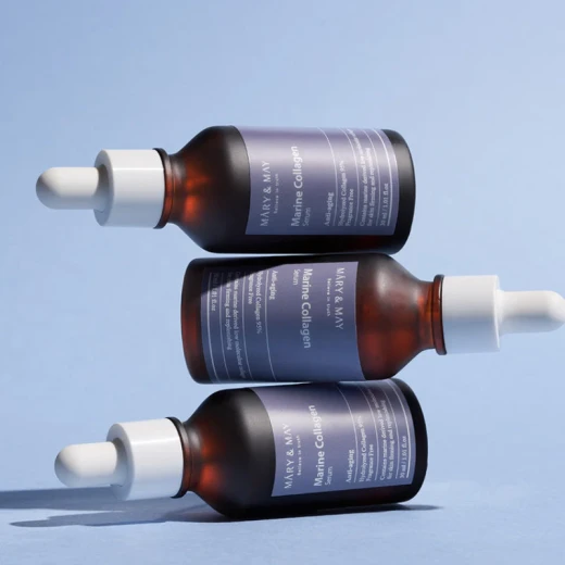 Mary & May Marine Collagen Serum 95% Anti-Aging Formula for Radiant Skin 30ml Targets Fine Lines and Wrinkles with Deep Hydration Improves Elasticity and Firmness - Mary &amp; May - Image 5