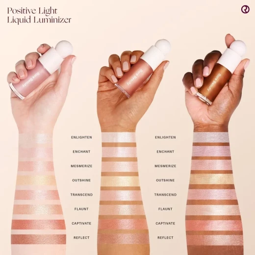 Rare Beauty Positive Light Mezmerize Liquid Highlighter, Long-Lasting Glow, 0.5 oz - Rare Beauty - Image 2