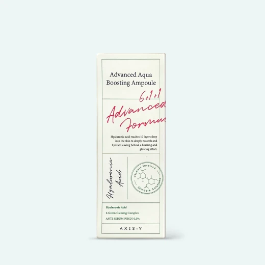 AXIS-Y Advanced Aqua Boosting Ampoule – 10-Hyaluronic Acid Hydrating Serum | Refreshes & Locks in Moisture for Silky Smooth Skin - Axis-y - Image 2