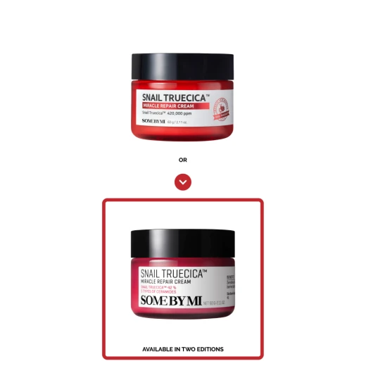 Some By Mi Black Snail Truecica Skin Repair Cream 60g, Moisturizing Acne Scar Treatment - Some by mi - Image 2